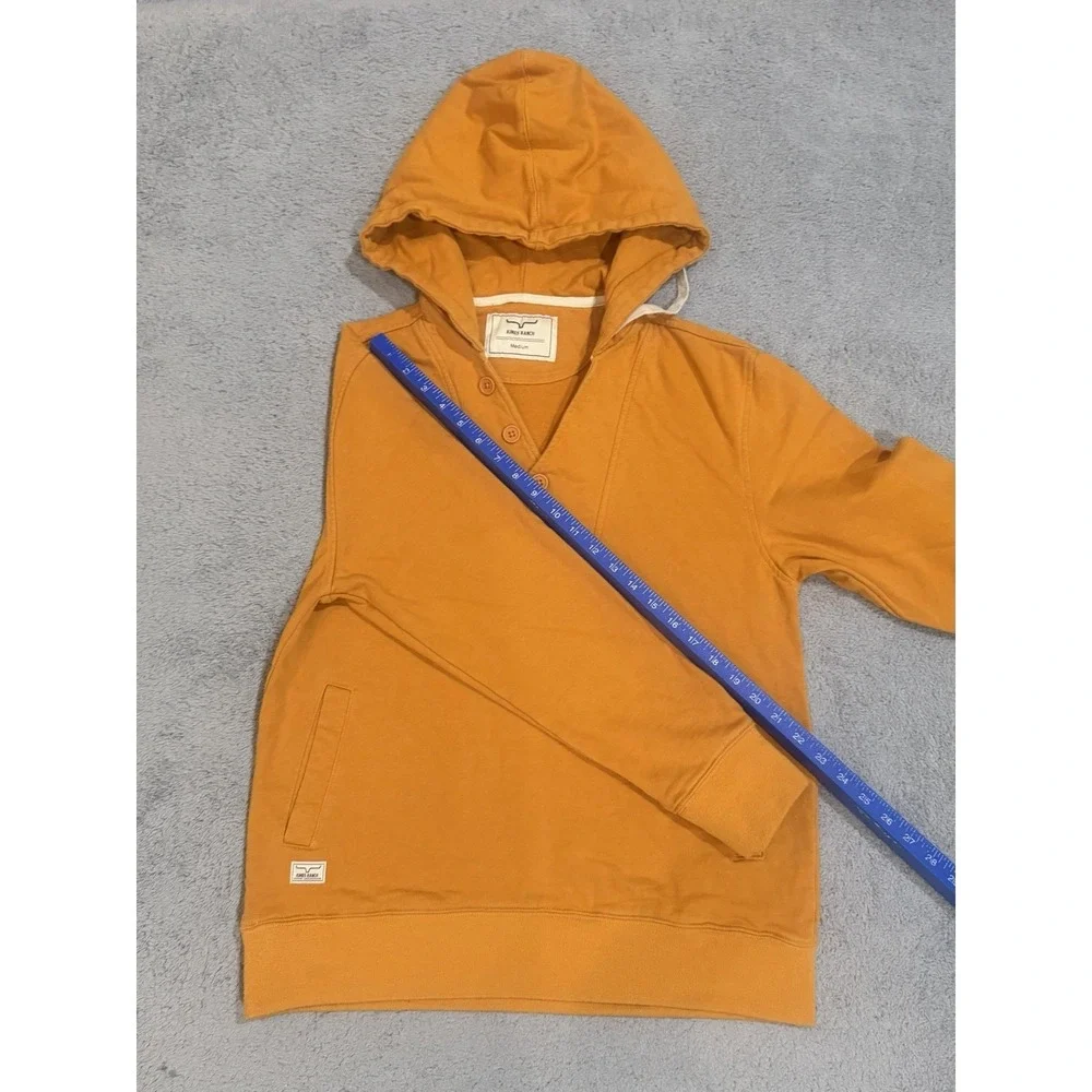 Kimes Ranch Hoodie Women's M Orange Long Sleeve Pullover Hoodie Sweatshirt - Picture 4 of 11